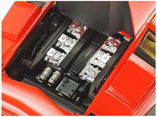 Tamiya 1/24 Lamborghini Countach Lp500s Clear Coat Red Body Model Kit- Japan Figure Store - #1 Bring To You The Best Japanese Goods
