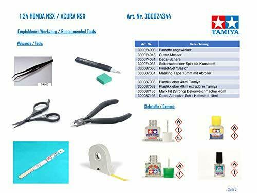 Tamiya 1/24 Nsx Plastic Model Kit- Japan Figure Store - #1 Bring To You The Best Japanese Goods