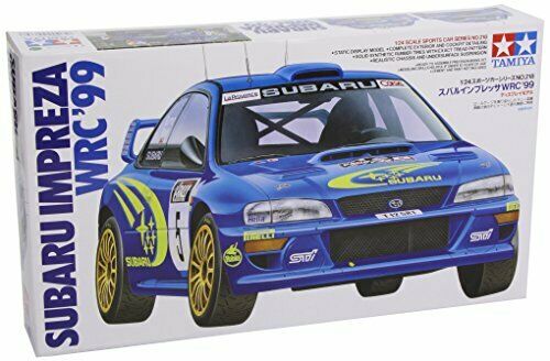 Tamiya 1/24 Subaru Impreza Wrc '99 Plastic Model Kit - Japan Figure