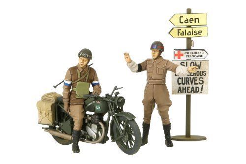 Tamiya 1/35 British Bsa M20 Motorcycle W/mp Set Model Kit - Japan Figure
