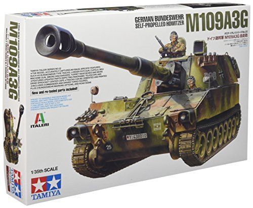 Tamiya 1/35 Bundeswehr M109a3g Self-propelled Howitzer Model Kit - Japan Figure