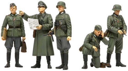 Tamiya 1/35 German Field Commander Set Model Kit - Japan Figure