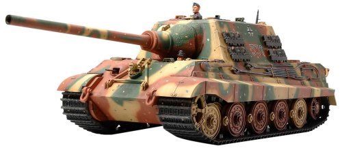 Tamiya 1/35 German Heavy Tank Destroyer Jagdtiger Early Production Model Kit - Japan Figure