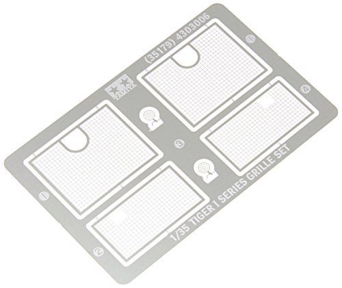 Tamiya 1/35 German Heavy Tank Tiger I Series Photo Etched Grille Set Kit - Japan Figure
