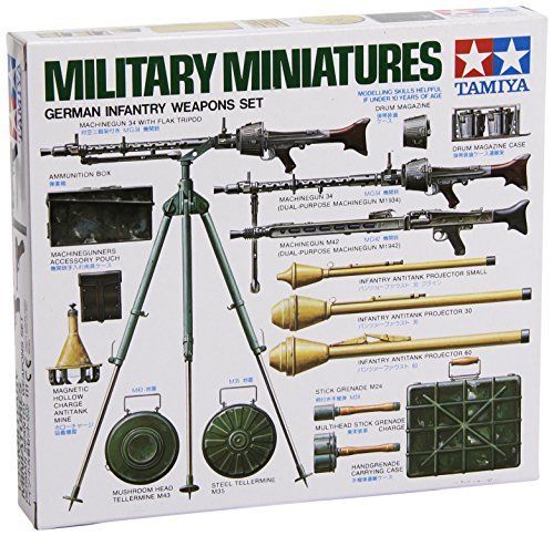 Tamiya 1/35 German Infantry Weapons Set Model Kit- Japan Figure Store - #1 Bring To You The Best Japanese Goods
