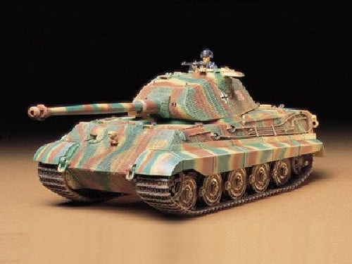 Tamiya 1/35 German King Tiger Porsche Turret Model Kit - Japan Figure
