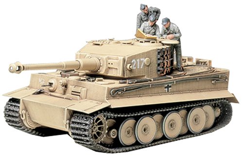 Tamiya 1/35 German Tiger 1 Mid Production Commander Otto Carius Model Kit - Japan Figure