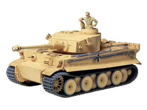 Tamiya 1/35 German Tiger I Initial Production Africa Model Kit - Japan Figure