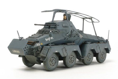 Tamiya 1/48 German 8-wheels Heavy Armored Car Sd.kfz.232 Model Kit Japan - Japan Figure