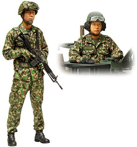 Tamiya 1/16 Jgsdf Tank Crew Set Model Kit- Japan Figure Store - #1 Bring To You The Best Japanese Goods