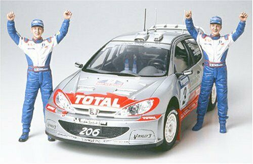 Tamiya 1/24 Peugeot 206 Wrc 2002 Winner Version Plastic Model Kit- Japan Figure Store - #1 Bring To You The Best Japanese Goods