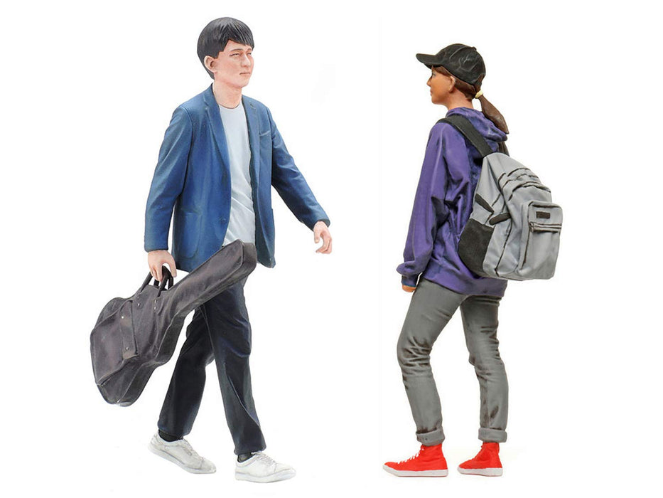 TAMIYA 1/24 Campus Friends Set 2 Plastic Model- Japan Figure Store - #1 Bring To You The Best Japanese Goods