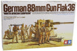 Tamiya 1/35 German 88mm Gun Flak36 North Africa Campaign Model Kit Japan- Japan Figure Store - #1 Bring To You The Best Japanese Goods