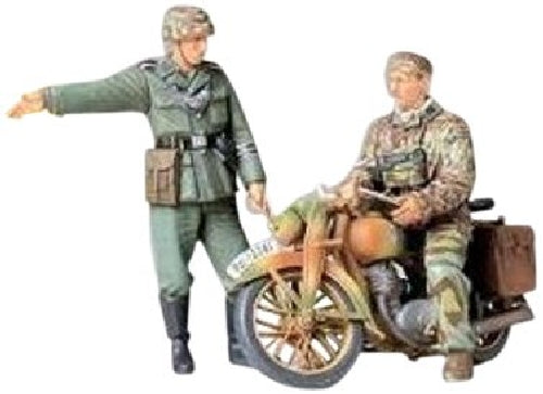 Tamiya 1/35 German Motorcycle Orderly Set Model Kit- Japan Figure Store - #1 Bring To You The Best Japanese Goods