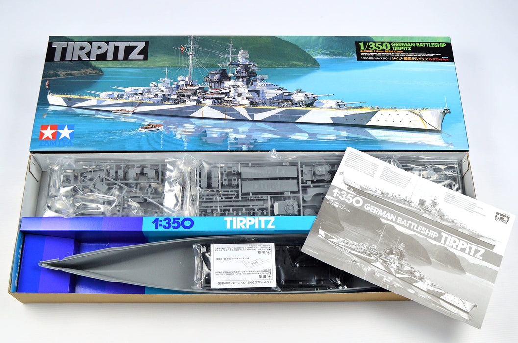 TAMIYA 78015 German Battleship Tirpitz 1/350 Scale Kit- Japan Figure Store - #1 Bring To You The Best Japanese Goods