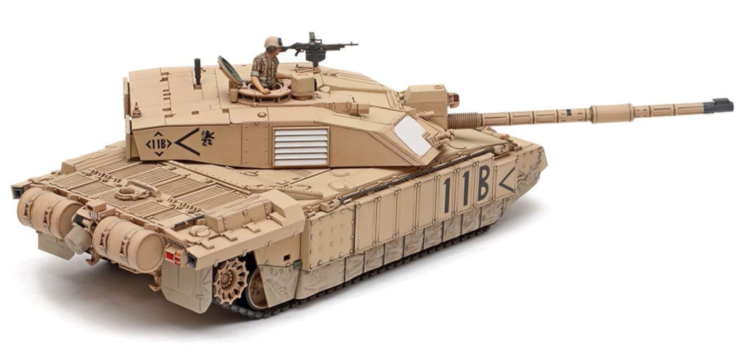 TAMIYA 1/48 British Main Battle Tank Challenger 2 Desertised Plastic Model- Japan Figure Store - #1 Bring To You The Best Japanese Goods