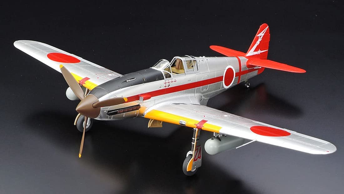 TAMIYA 1/48 Kawasaki Ki-61-Id Hien Tony Silver Color Plated W/Camo Decals Plastic Model- Japan Figure Store - #1 Bring To You The Best Japanese Goods