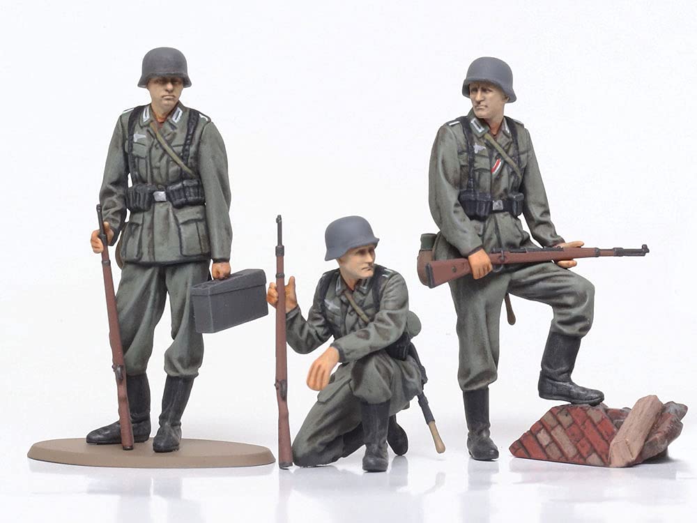 TAMIYA 1/48 Wwii German Wehrmacht Infantry Set Plastic Model- Japan Figure Store - #1 Bring To You The Best Japanese Goods