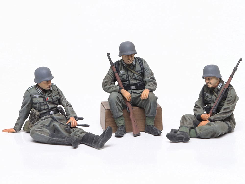 TAMIYA 1/48 Wwii German Wehrmacht Infantry Set Plastic Model- Japan Figure Store - #1 Bring To You The Best Japanese Goods