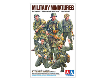 Tamiya 1/35 German Infantry Set Late War Plastic Model 35382 - Japan- Japan Figure Store - #1 Bring To You The Best Japanese Goods