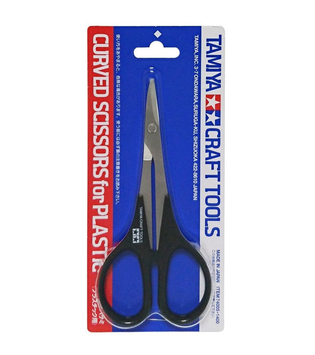 TAMIYA 74005 Craft Tools Curved Scissors- Japan Figure Store - #1 Bring To You The Best Japanese Goods
