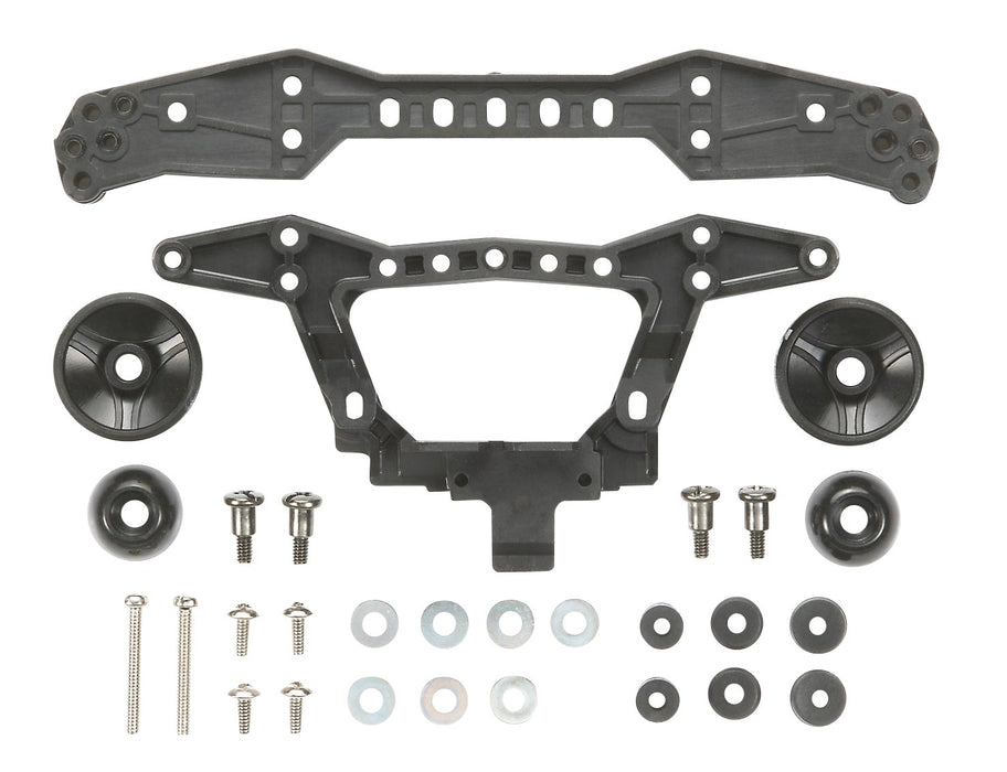 TAMIYA 15412 Mini 4Wd Reinforced Rear Double Roller Stay 3 Attachment Points- Japan Figure Store - #1 Bring To You The Best Japanese Goods