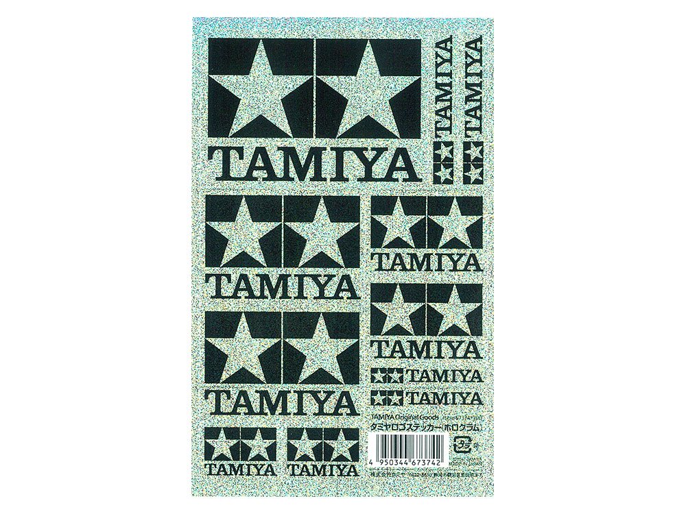 Tamiya Logo Sticker Hologram- Japan Figure Store - #1 Bring To You The Best Japanese Goods
