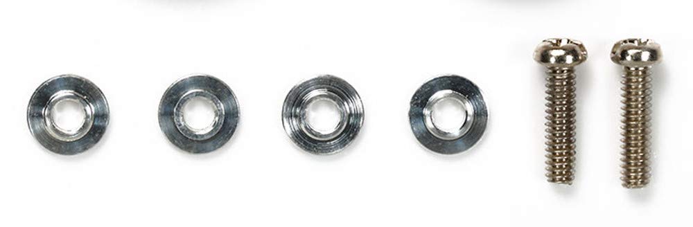 TAMIYA Mini 4Wd 95438 19Mm Aluminum Rollers 5 Spokes W/Plastic Rings Pink- Japan Figure Store - #1 Bring To You The Best Japanese Goods