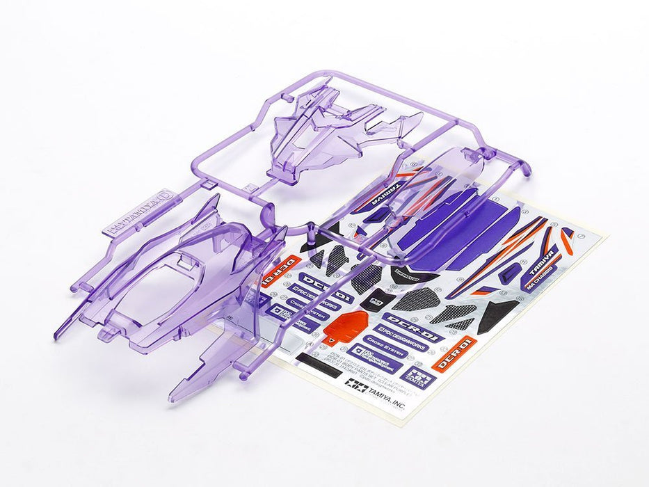 TAMIYA 95373 Mini 4Wd Body Set Dcr-01 Clear Purple- Japan Figure Store - #1 Bring To You The Best Japanese Goods