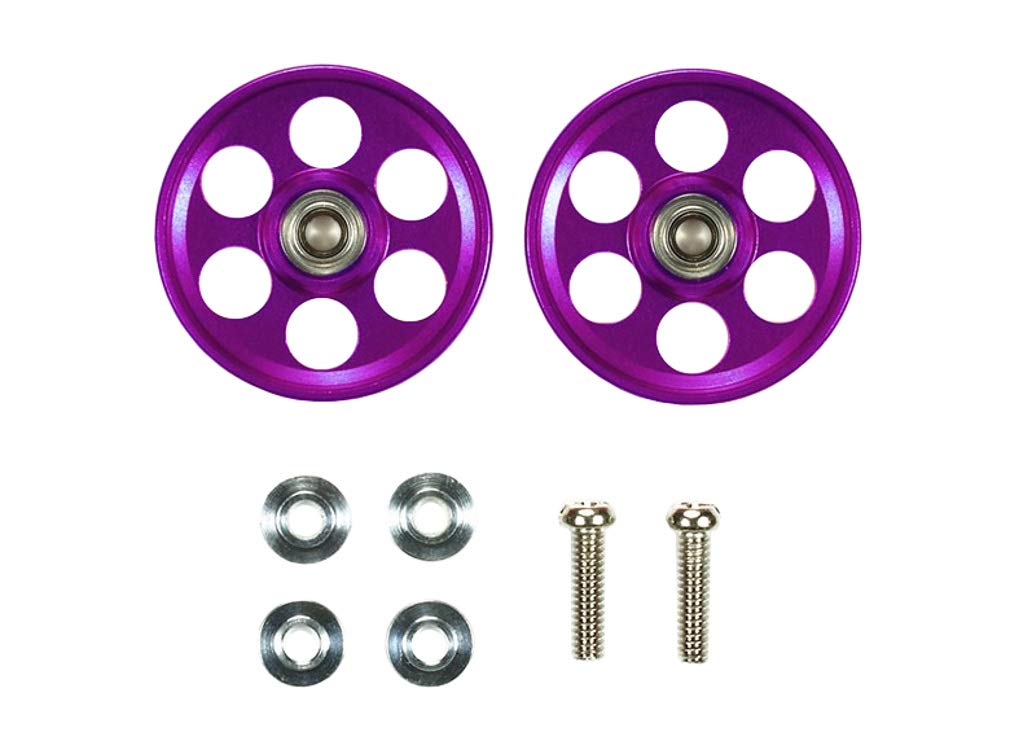 TAMIYA 95539 Mini 4Wd Hg Lightweight 19Mm Aluminum Ball-Race Rollers Ringless/Purple- Japan Figure Store - #1 Bring To You The Best Japanese Goods