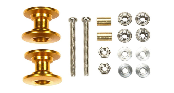 TAMIYA Mini 4Wd Lightweight Double Aluminum Rollers 13-12Mm/ Gold- Japan Figure Store - #1 Bring To You The Best Japanese Goods