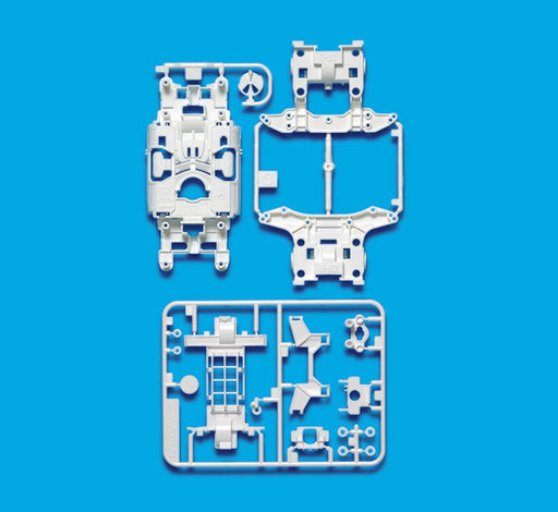 TAMIYA 95246 Mini 4Wd Reinforced Chassis Set White- Japan Figure Store - #1 Bring To You The Best Japanese Goods