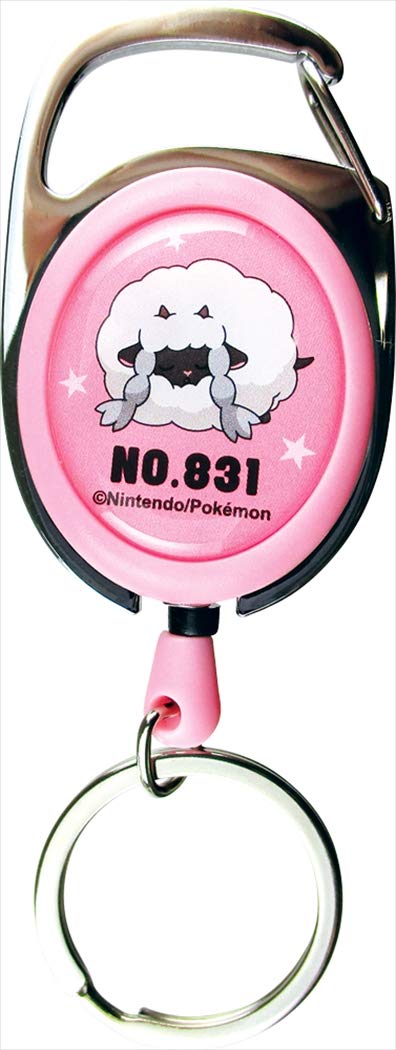 T'S FACTORY Pokemon Character Reel Keychain Wooloo- Japan Figure Store - #1 Bring To You The Best Japanese Goods