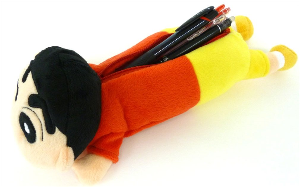 T'S FACTORY Crayon Shin-Chan Plush Pen Pouch Shin-Chan- Japan Figure Store - #1 Bring To You The Best Japanese Goods
