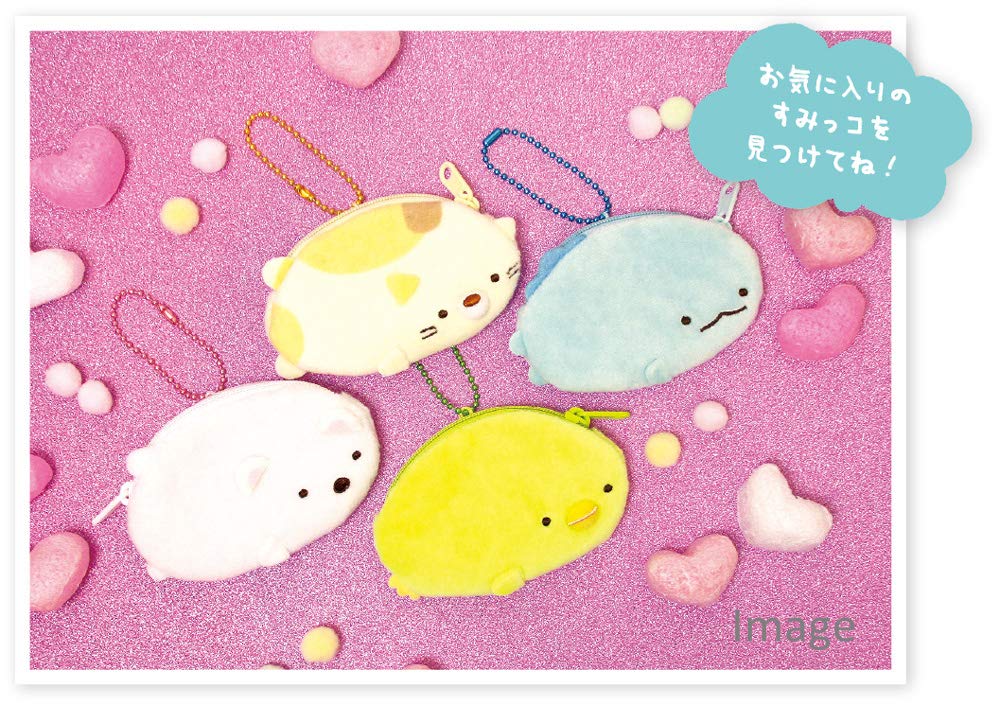 T'S FACTORY Sumikko Gurashi Lying Pouch Mascot Neko- Japan Figure Store - #1 Bring To You The Best Japanese Goods