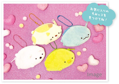 T'S FACTORY Sumikko Gurashi Lying Pouch Mascot Neko- Japan Figure Store - #1 Bring To You The Best Japanese Goods