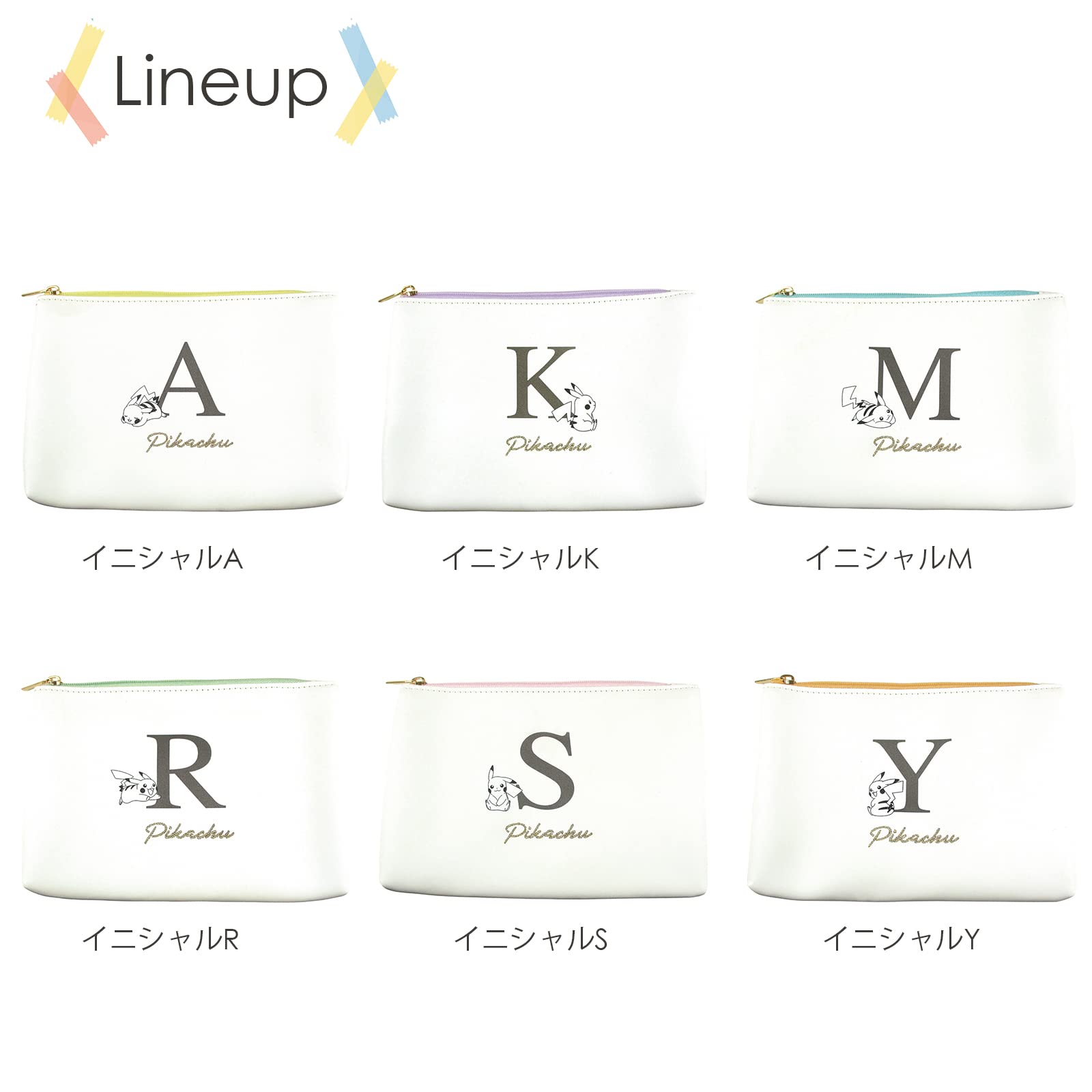 T'S FACTORY Pokemon Initial Pouch M- Japan Figure Store - #1 Bring To You The Best Japanese Goods