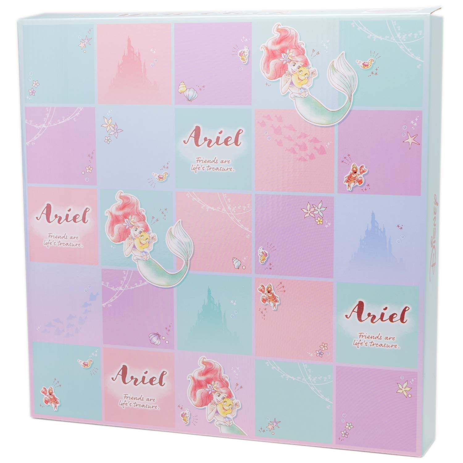 T'S FACTORY Disney The Little Mermaid Ariel Wall Clock Green- Japan Figure Store - #1 Bring To You The Best Japanese Goods