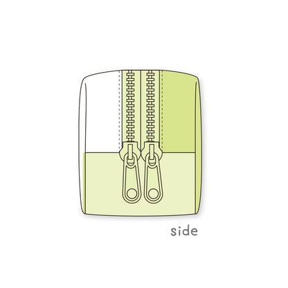 Tee&S Factory Crayon Shin-Chan W Zipper Slim Pen Pouch Chocobi Shower H6 X W20 X D5Cm Ks-5543005Cs- Japan Figure Store - #1 Bring To You The Best Japanese Goods