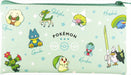 TS Factory Flat Multi Pouch Colors Pokemon Green 1.5 X 19 X 10.5 Cm Pm-5533575Gr- Japan Figure Store - #1 Bring To You The Best Japanese Goods