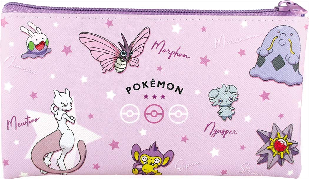 TS Factory Flat Multi Pouch Colors Pokemon Purple 1.5 X 19 X 10.5 Cm Pm-5533574Pu- Japan Figure Store - #1 Bring To You The Best Japanese Goods