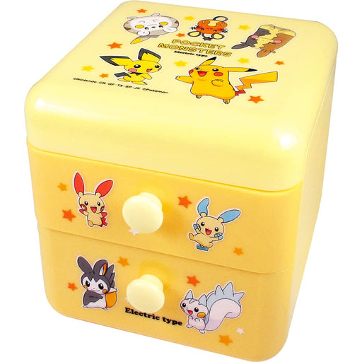 TS Factory Pokemon 2 Tier Chest Electric Type Approx. H10.9 X W10.1 X D11Cmpm-5533805De Approx. H10.9 X W10.1 X D11Cm Pink- Japan Figure Store - #1 Bring To You The Best Japanese Goods