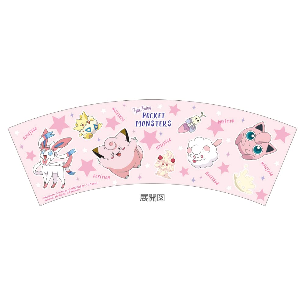 Tee&S Factory Pokemon Dot Tumbler Fairy Type Φ8.5 X H9.5Cm Pm-5526438Fa- Japan Figure Store - #1 Bring To You The Best Japanese Goods