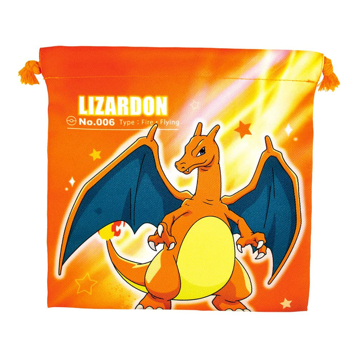 TS Factory Pokemon Flat Drawstring Starlight Charizard H20 X W20Cm Pm-5530204Lz- Japan Figure Store - #1 Bring To You The Best Japanese Goods