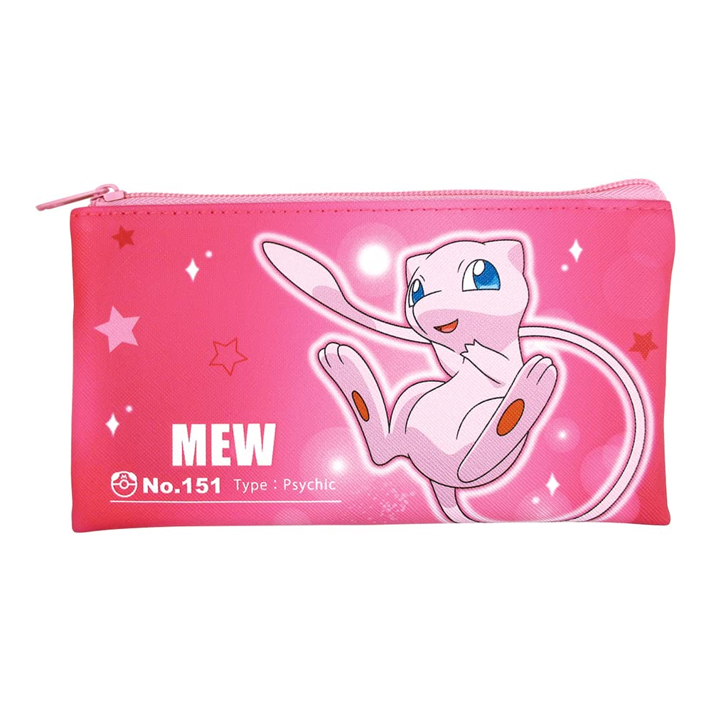 TS Factory Pokemon Flat Multi Pouch Starlight Mew H10.5 X W19Cm Pm-5533898Mw- Japan Figure Store - #1 Bring To You The Best Japanese Goods
