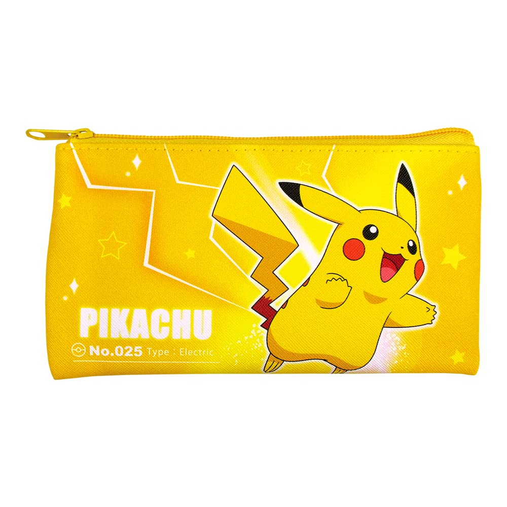 TS Factory Pokemon Flat Multi Pouch Starlight Pikachu H10.5 X W19Cm Pm-5533893Pc- Japan Figure Store - #1 Bring To You The Best Japanese Goods