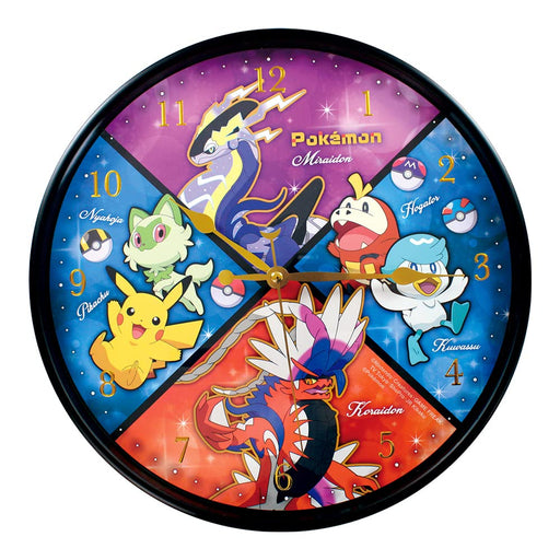 T'S Factory Pokemon Wall Clock Glitter Assembly Japan Pm-5520424Sh- Japan Figure Store - #1 Bring To You The Best Japanese Goods