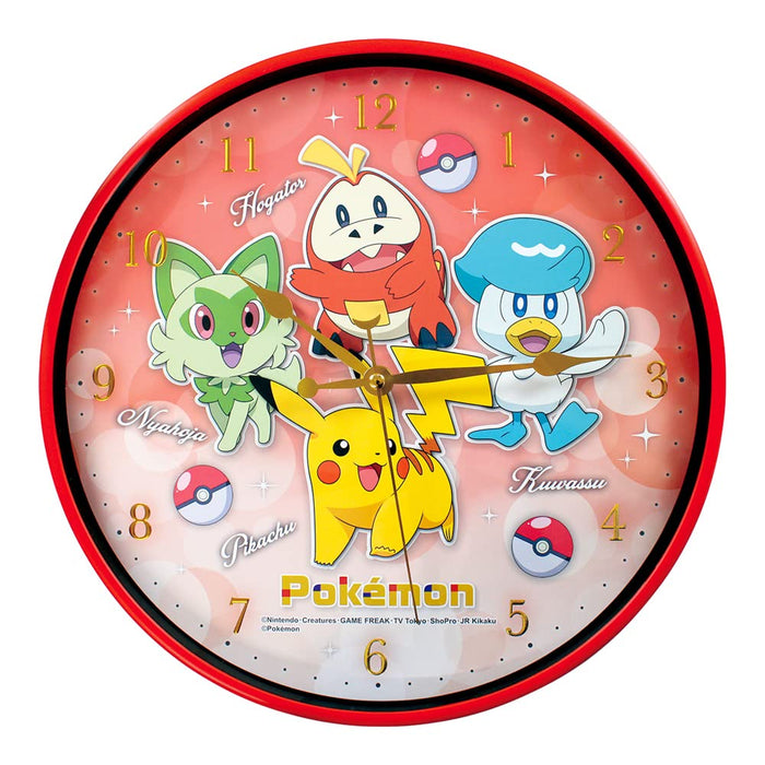 T'S Factory Pokemon Index Wall Clock Glitter Good Friend Japan Φ30Xd4Cm Pm-5520423Na- Japan Figure Store - #1 Bring To You The Best Japanese Goods