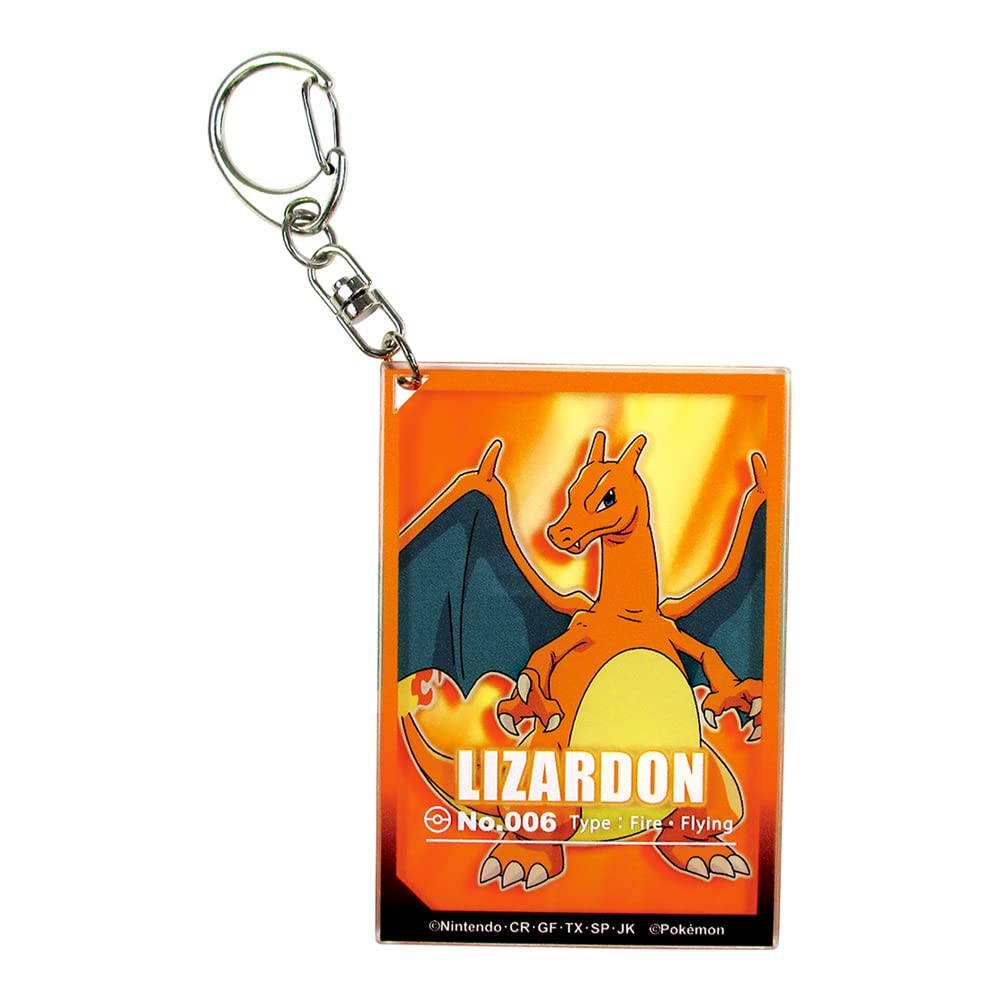 TS Factory Pokemon Layer Acrylic Keychain Starlight Charizard H7.5 X W5.2 X D0.3Cm Pm-5541325Lz- Japan Figure Store - #1 Bring To You The Best Japanese Goods