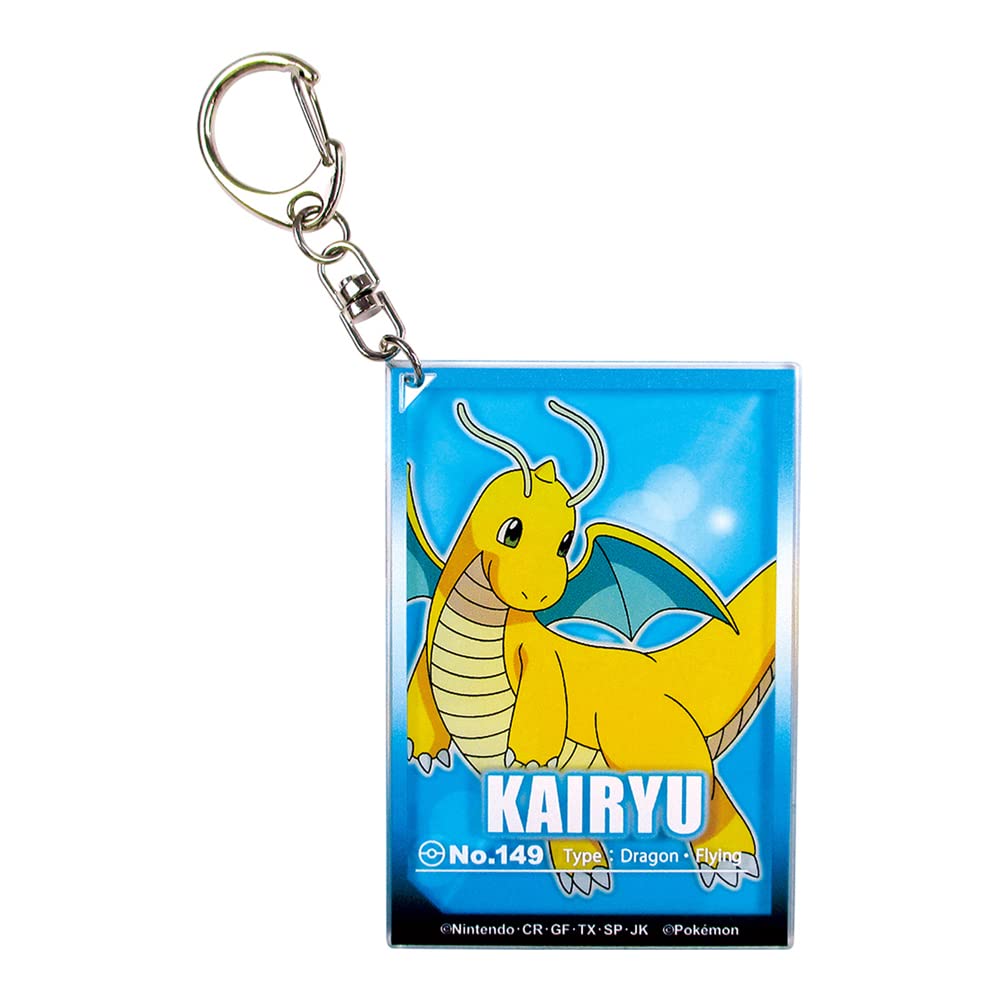 Tee&S Factory Pokemon Layer Acrylic Keychain Starlight Kairyu H7.5 X W5.2 X D0.3Cm Pm-5541328Ka- Japan Figure Store - #1 Bring To You The Best Japanese Goods